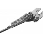 Stojan na bicykel 20" na zadnú nápravu, oceľový, strieborný